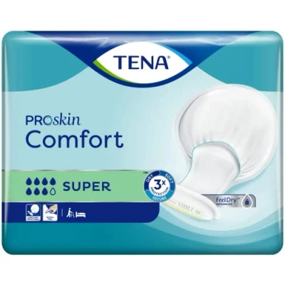 Afbeelding van TENA COMFORT SUPER Karton met 72 Anatomische inleggers
