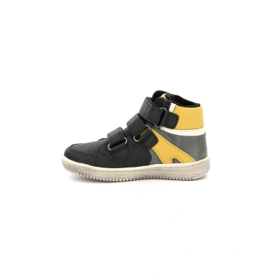 Afbeelding van Kickers Lohan Sneakers hoog voor kinderen, Maat: 32, Gris Kunststof
