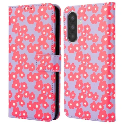 Afbeelding van imoshion Hoesje Geschikt voor Samsung Galaxy A26 Design Bookcase smartphone Dusty Rose Blossoms