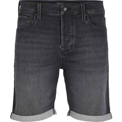 Afbeelding van Jack &amp; Jones Broek Jjirick Jjicon I.k. Shorts Ge 062 S 12269501 Black Denim Mannen Maat XXL