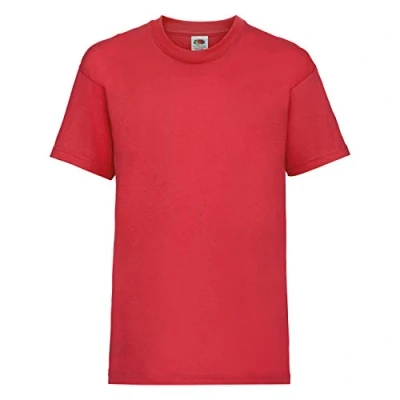 Afbeelding van Fruit of the Loom T shirt voor jongens, Rood