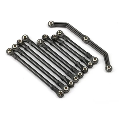 Afbeelding van Suspension link set, complete (front &amp; rear) (includes steering (1), front lower links (2), upper rear (4)) (