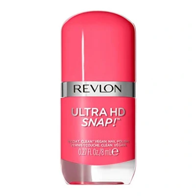 Image de Revlon, Ultra Hd Snap, VernisàOngles 100 Pourcentage Vegan, 78 D&#039;Ingrédients D&#039;Origine Naturelle, Formule Intense, Brillante Et Fortifiante, N009 No Drama, 8 Ml