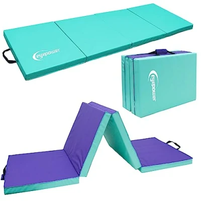 Afbeelding van 180x60 Opvouwbaar Gymnastiek Mat voor Thuis Turnmat Dikte 5cm Zachte Vloer G...