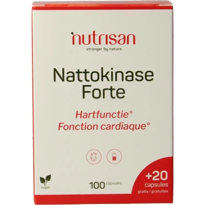 Afbeelding van Nutrisan Nattokinase Forte Capsules 120CP