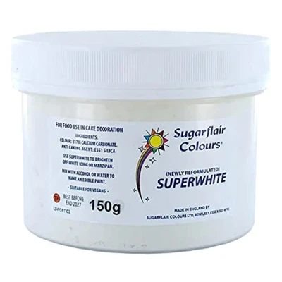 Afbeelding van Sugarflair Superwhite Icing Whitener 150g
