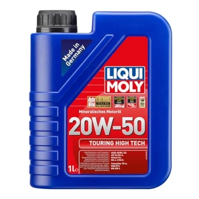 Afbeelding van Liqui Moly Touring High Tech 20W 50 1L Motorolie 1250 TOYOTA: Yaris I Hatchback, Auris HILUX 6 Pick up, KIA: Pro cee‘d Hatchback