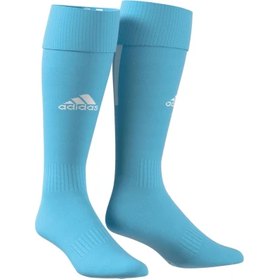 Afbeelding van adidas Santos 18 Sportsokken Maat 46 Unisex licht blauw/wit