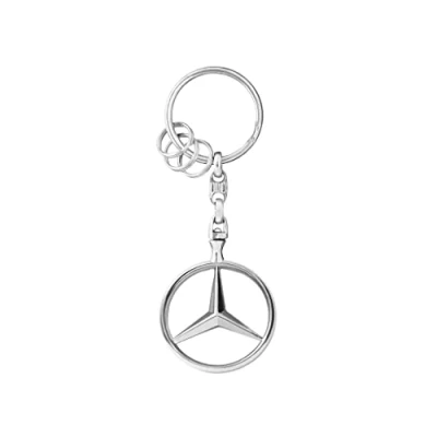 Afbeelding van Mercedes Benz Brussel Sleutelhanger Collectie van gegoten zink met meerdere mini ringen