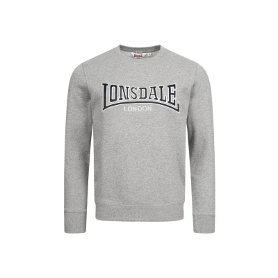 Afbeelding van Lonsdale Sweatshirt Berger Lp181 Rundhals schmale Passform Marl Grey L