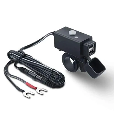 Afbeelding van iMESTOU Motorfiets USB Telefoon Oplader 5V 2.1A Waterdicht met Zekeringsschakelaar voor Mobiele Telefoons Universeel iPhone Samsung... Alle Smartphones