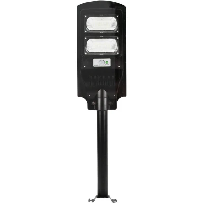 Afbeelding van Hofftech LED Lantaarn Solar Light Sensor IP65 11000 Mah 3.2 Volt Inclusief Muurbeugel 40 cm