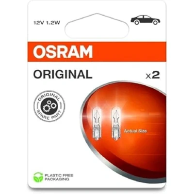 Image de 2 ampoules t51 12v osram original