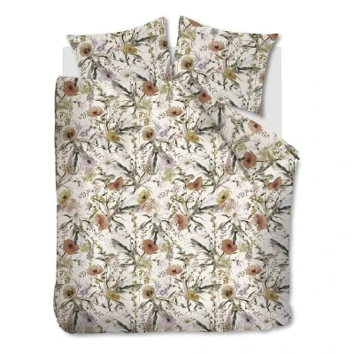 Afbeelding van Ariadne at Home Pretty Floral dekbedovertrek Tweepersoons 200x200/220 Naturel
