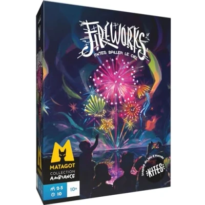 Afbeelding van Asmodee Matagot Fireworks gezelschapsspellen kaartspellen spel voor kinderen, volwassenen en familie vanaf 10 jaar 2 tot 5 spelers 15 minuten Franse versie