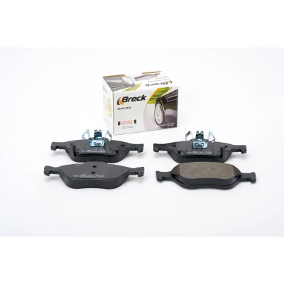 Afbeelding van BRECK 24952 00 702 Remblokkenset Met akoestische slijtagewaarschuwing anti kreukplaat Zonder toebehoren TOYOTA: Yaris III Hatchback