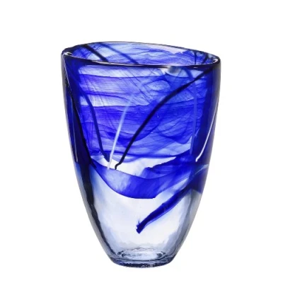 Afbeelding van Kosta Boda Contrast Vaas blauw H 200mm