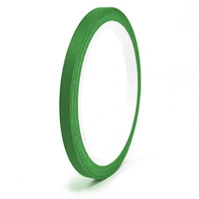 Afbeelding van Finest Folia Matte sierstrip voor auto&#039;s, motorfietsen, boten, modelbouw, knutselwerken en doe het zelfdecoratie, zelfklevend, 10 meter (mat grasgroen, breedte 3 mm)
