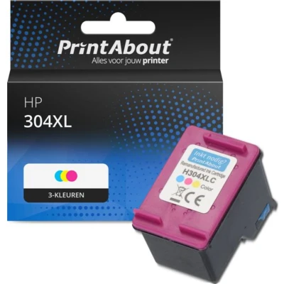 Afbeelding van Huismerk HP 304XL (N9K07AE) Inktcartridge 3 kleuren Hoge capaciteit