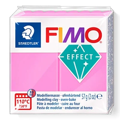 Image de pate fimo effect fushia 57g