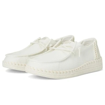 Afbeelding van Hey Dude Dames Sneaker Wendy Espadrille Woven WIT 40