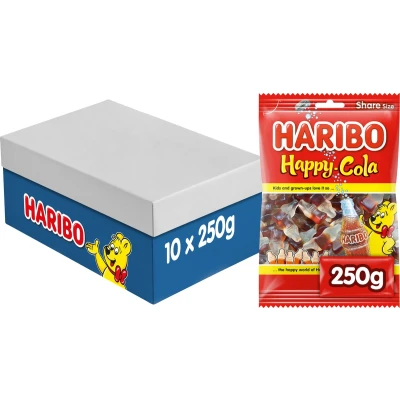 Afbeelding van Haribo Happy Cola 10x250g