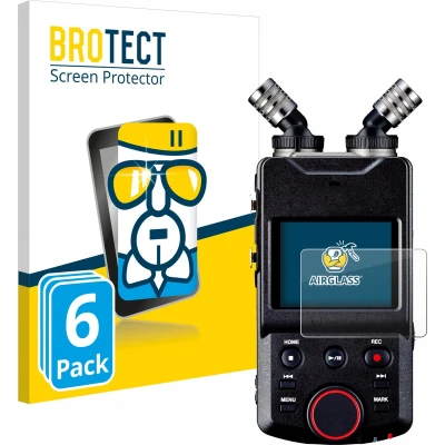Afbeelding van BROTECT Screenprotector voor Tascam Portacapture X6 Folie Beschermfolie Beschermglas transparant (6 Stuks)