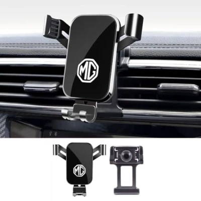 Afbeelding van XENITE Auto telefoonhouder voor ventilatierooster MG ZS 2017, 2018, 2019, 2020, 2021, 2022, 2023, 2024, dashboardhouder accessoires, zwart
