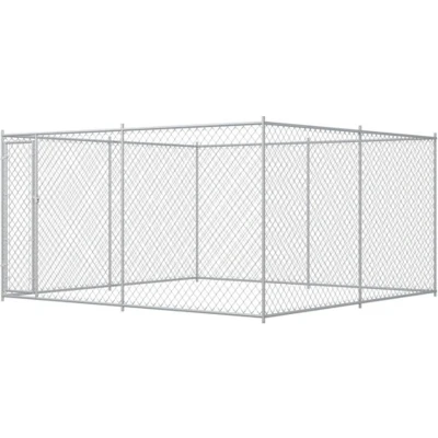 Afbeelding van vidaXL Hondenkennel voor buiten 383x383x185 cm