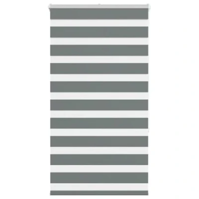 Afbeelding van vidaXL Zebra rolgordijn 70x150 cm stofbreedte 65,9 donkergrijs
