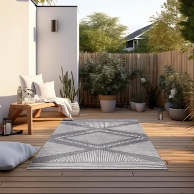 Afbeelding van Dubbelzijdig Buitenkleed Rhombus 123vloerkleed.nl is de online webshop voor vloerkleden en woonaccessoires.