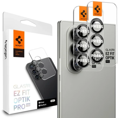 Afbeelding van Spigen GLAStR EZ Fit Optik Pro Camera Protector 2 Pack voor de Samsung Galaxy Z Fold 7 Black