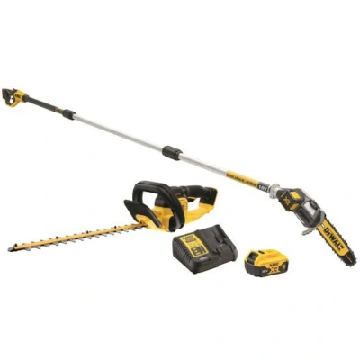 Afbeelding van DeWALT DCMPSH56KIT Accu Telescopische Kettingzaag DCMPS567 + Heggenschaar DCMHT563 18V XR 5.0Ah
