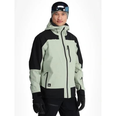 Afbeelding van Quiksilver Ultralight Heren Snowboardjack Zwart, Groen M