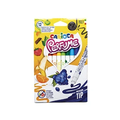 Afbeelding van Viltstiften Carioca Parfum set à 12 kleuren