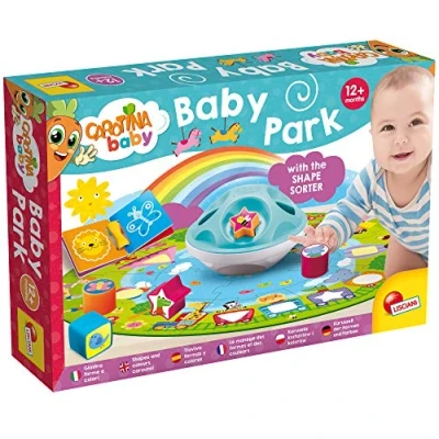 Afbeelding van Lisciani Baby Park De draaimolen van Vormen en kleuren Educatief spel 2 in 1 om elkaar te steken puzzel monteren vanaf 12 maanden Carotina