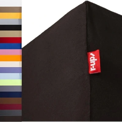 Afbeelding van r up Past Hoeslaken 180x200 200x220 tot 35cm hoogte vele kleuren 100% katoen 130g / m2 Öko Tex 100 stressvrij