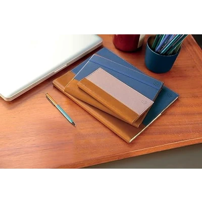 Afbeelding van Exacompta 2407422E Eurotime 24S bureauagenda met spiraalbinding 16 x 24 cm januari tot december 2025 marineblauw