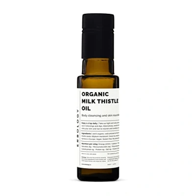 Afbeelding van Biologische melkdistelolie, 100 ml, koudgeperst, rijk aan vitamine E en omega 6