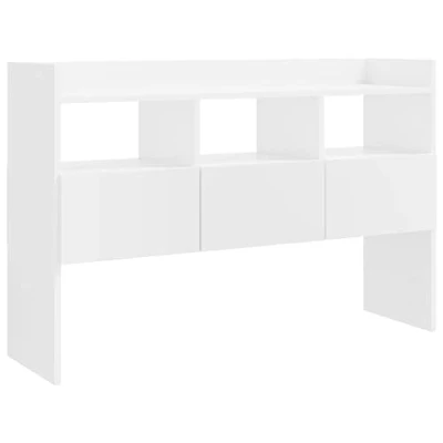Afbeelding van Dressoir 105x30x70 cm spaanplaat hoogglans wit