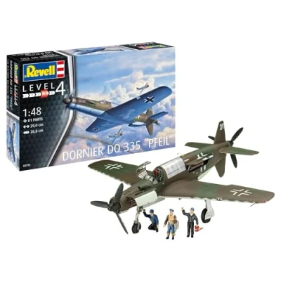 Afbeelding van 1:48 Revell 03795 Dornier Do 335 Pfeil Propeller Vliegtuig Plastic Modelbouwpakket