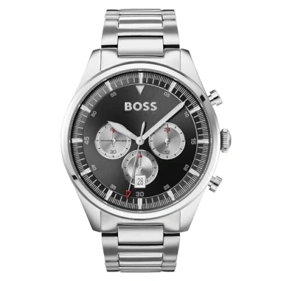 Afbeelding van HUGO BOSS heren Pioneer horloge HB1513712 in de kleur Zilver