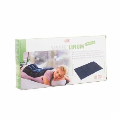 Afbeelding van Sissel Warmtekussen lijnzaad Linum 45x30 cm blauw SIS 150.052