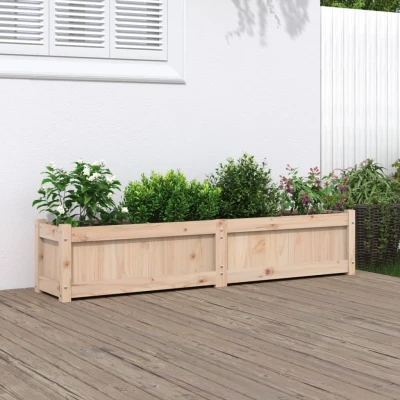 Afbeelding van Plantenbak 150x31x31 cm massief grenenhout