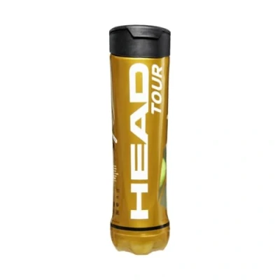 Image de Balles de tennis Head tour tube 4 balle Jaune taille : UNI réf 90449