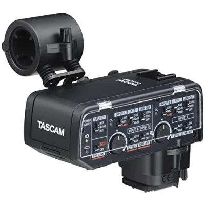 Afbeelding van Tascam CA XLR2d C XLR microfoon adapter voor Canon