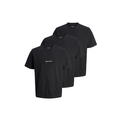 Afbeelding van Jack &amp; Jones 3ER PACK Norrebro Tshirt basic, Heren, Maat: Large, Schwarz