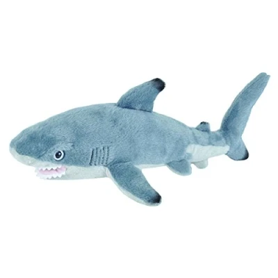 Afbeelding van Wild Republic Cuddlekins Mini Pluche Haai met Zwarte Punt, Speelgoed, 20 cm