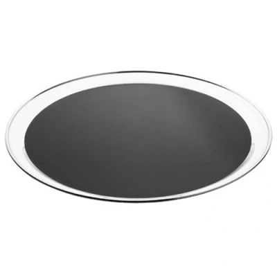 Image de Plateau de service rond Inox antidérapant Olympia 355 mm