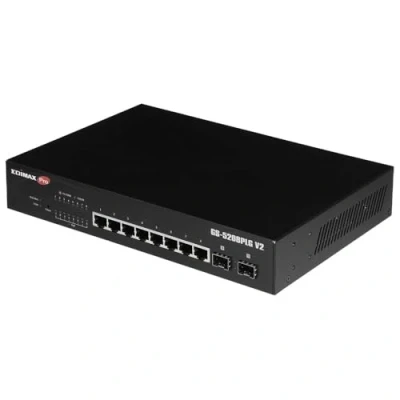 Afbeelding van EDIMAX GS 5208PLG V2 Netwerk switch 8 + 2 poorten